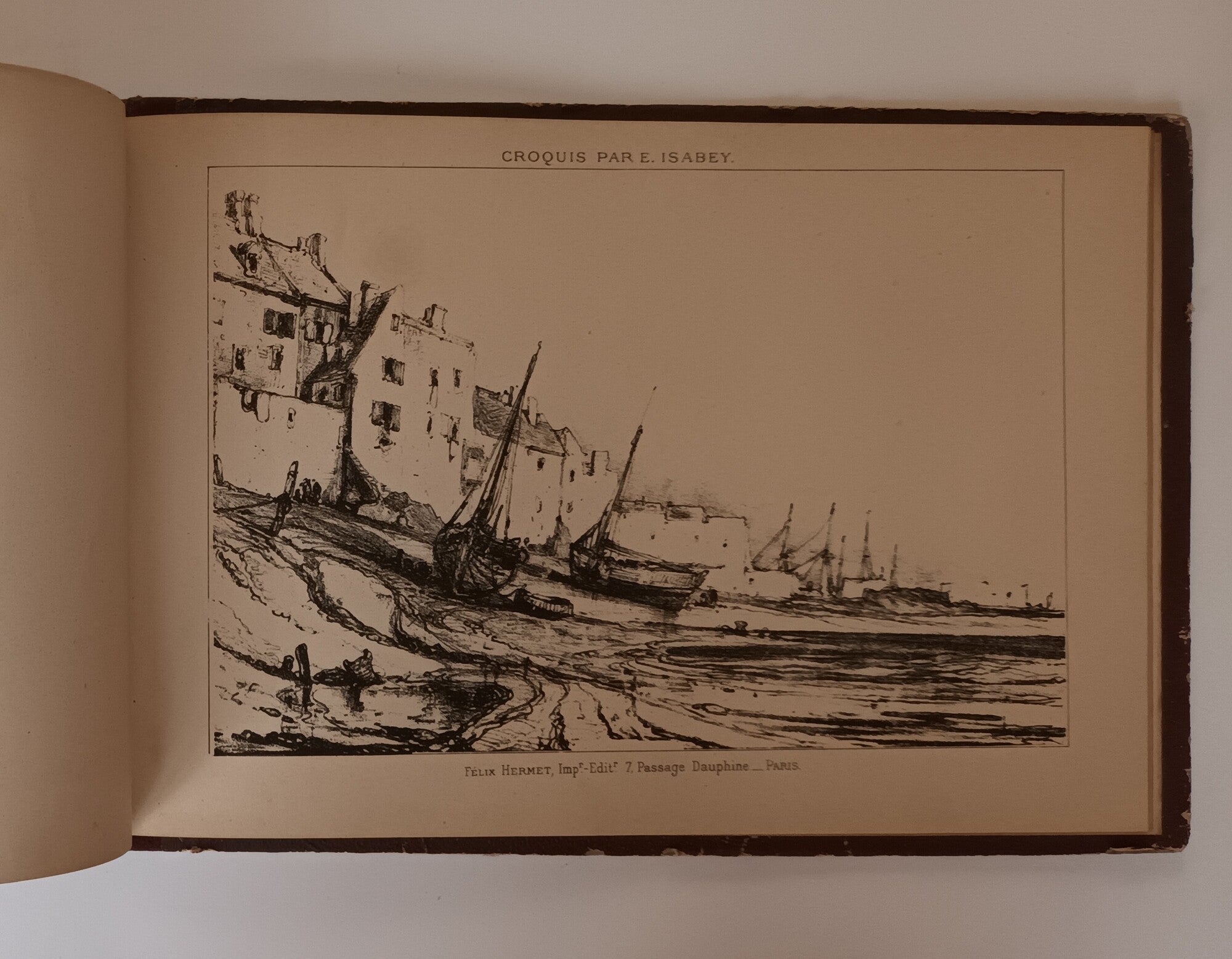 Album croquis dessiné par Isabey, Le Poitevin