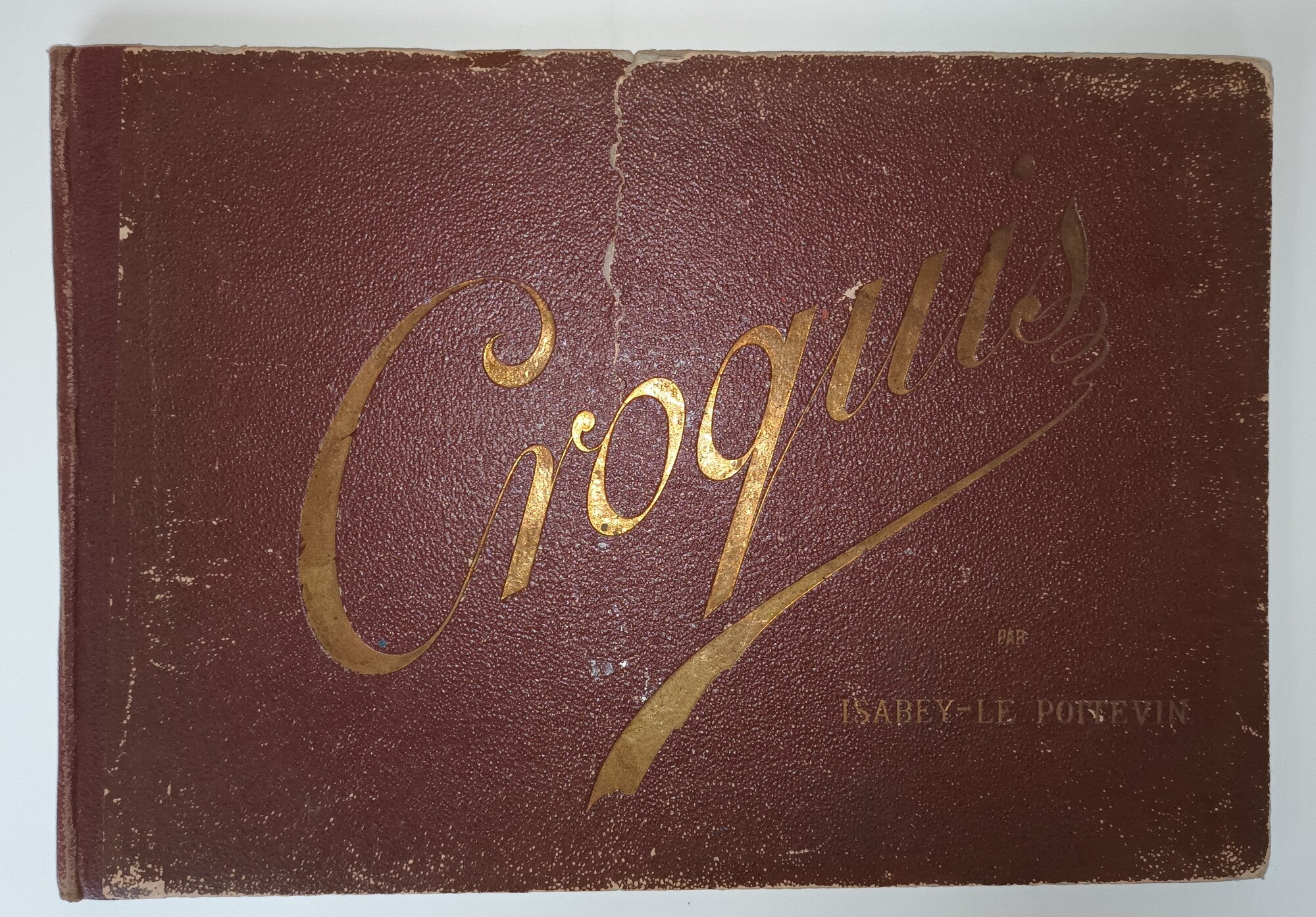 Album croquis dessiné par Isabey, Le Poitevin