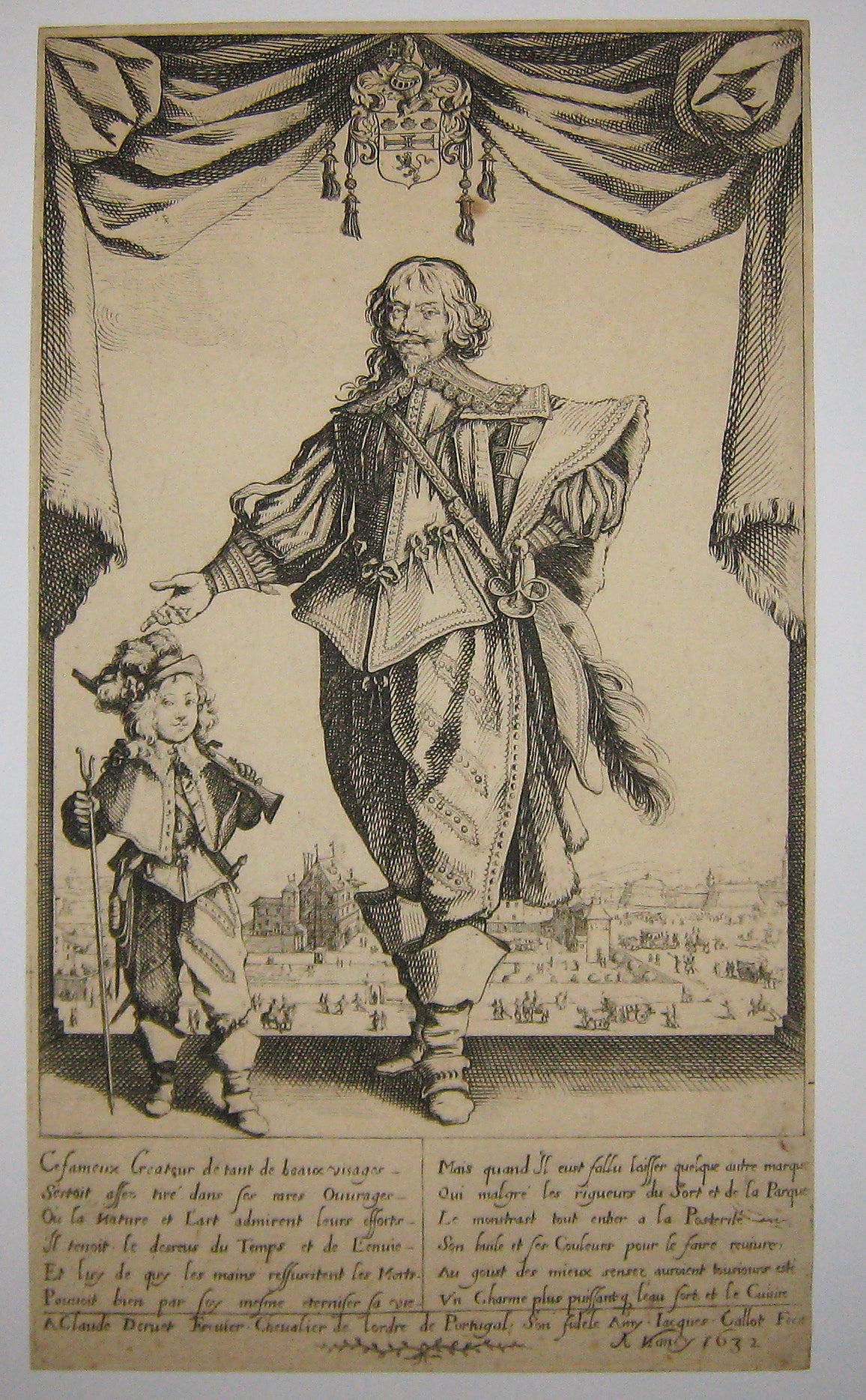 Portrait de Claude Deruet, peintre.