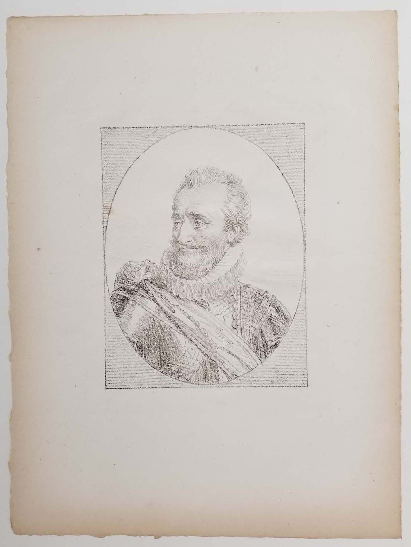 Portrait d'Henri IV (Pau 1553 † 1610 Paris). 1819.