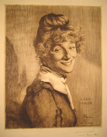 Portrait de femme. 1887.