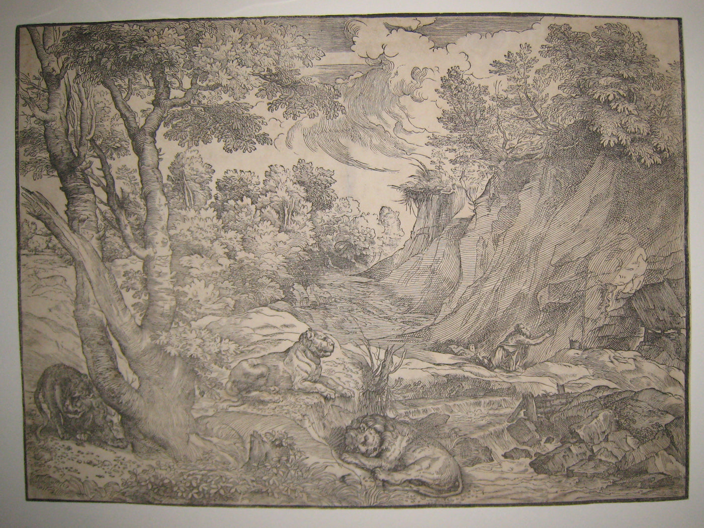 Saint Jérôme dans le désert.