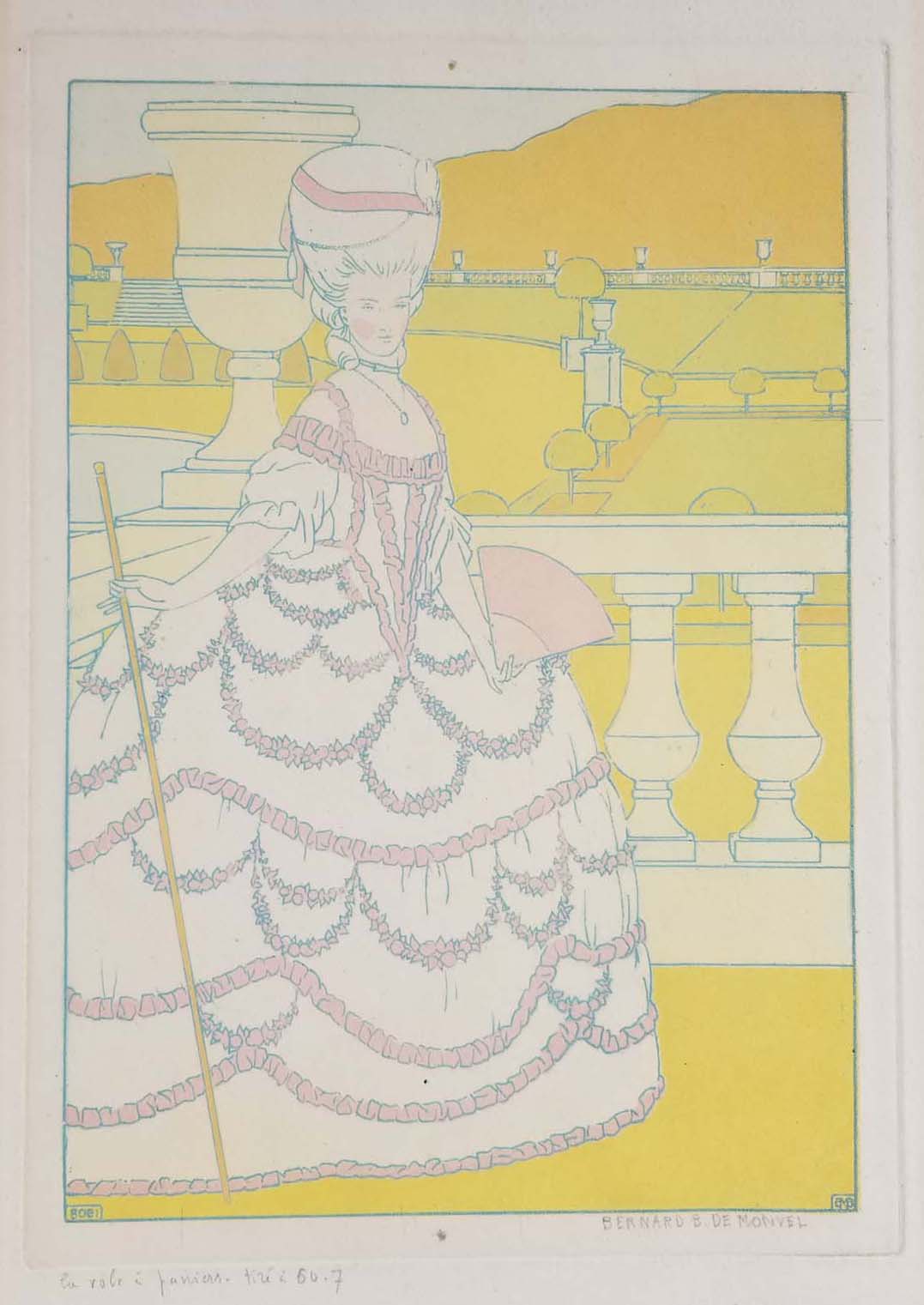 La robe à panier. 1908.