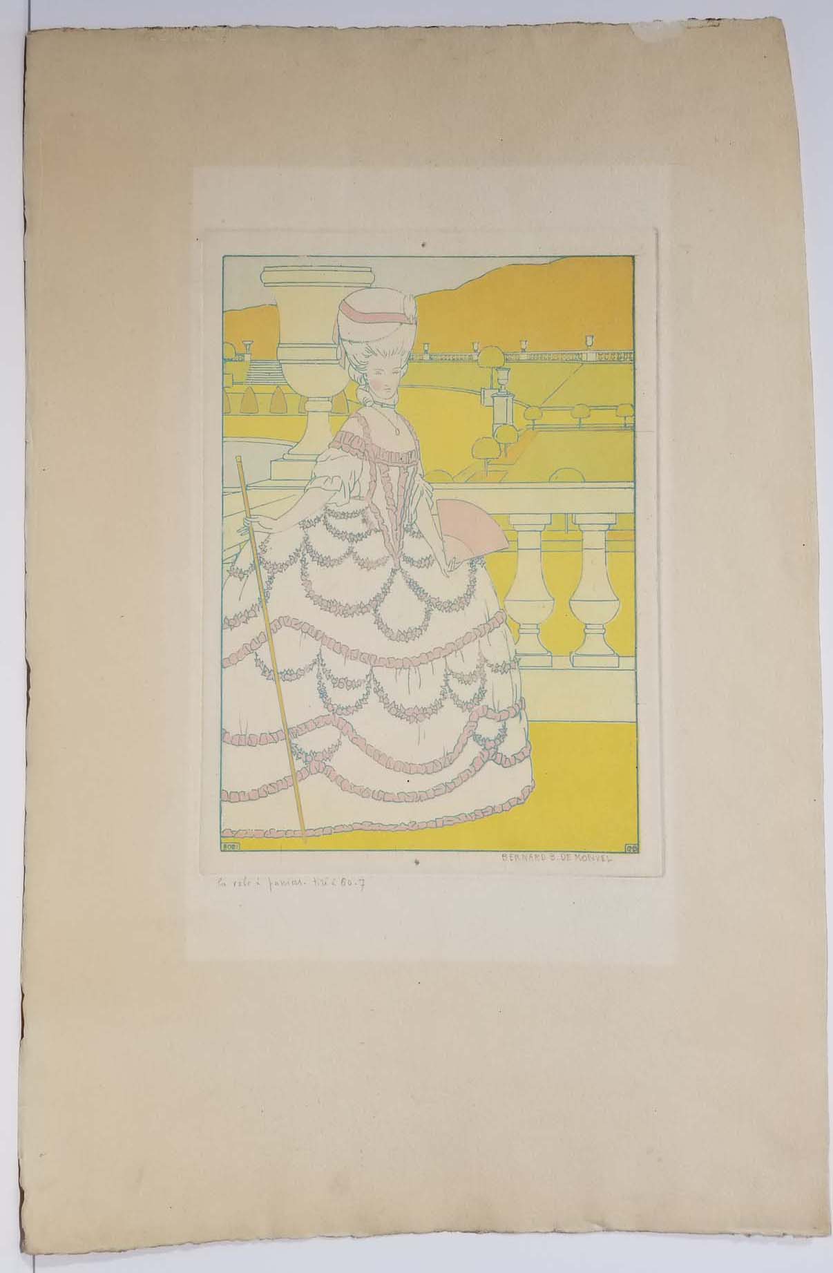 La robe à panier. 1908.