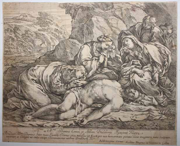 Le Christ mort entouré des Saintes femmes.