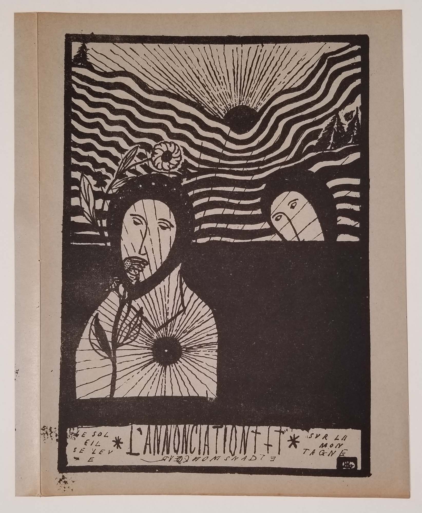 L'Annonciation. Janvier 1895.