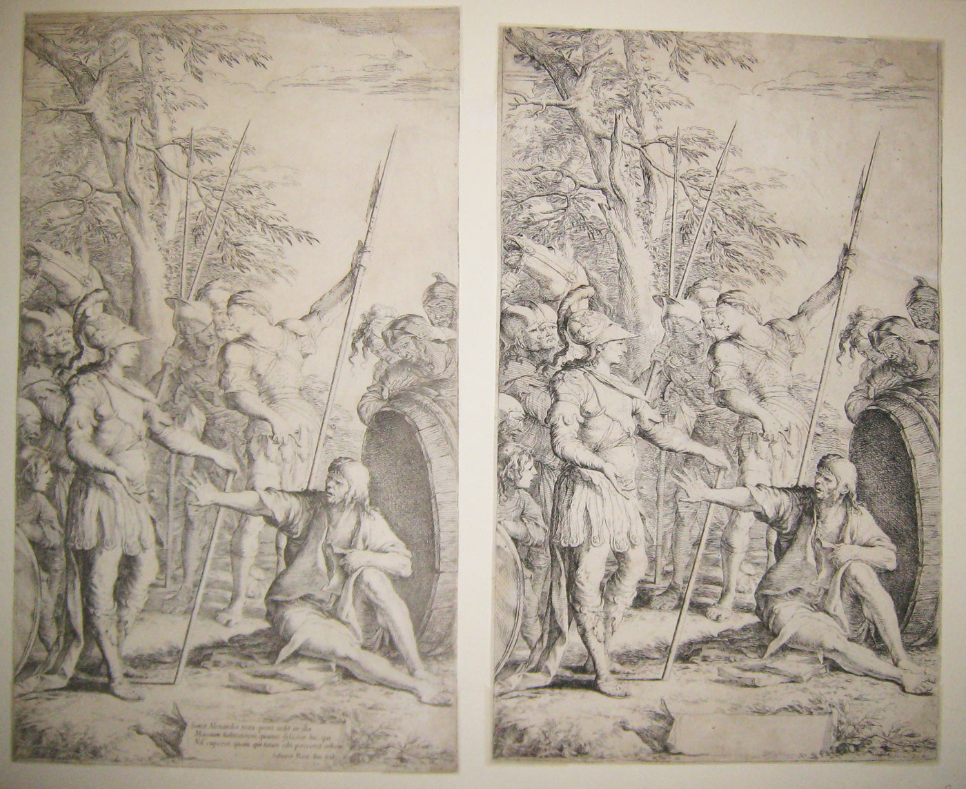 Diogène et Alexandre. 1661-