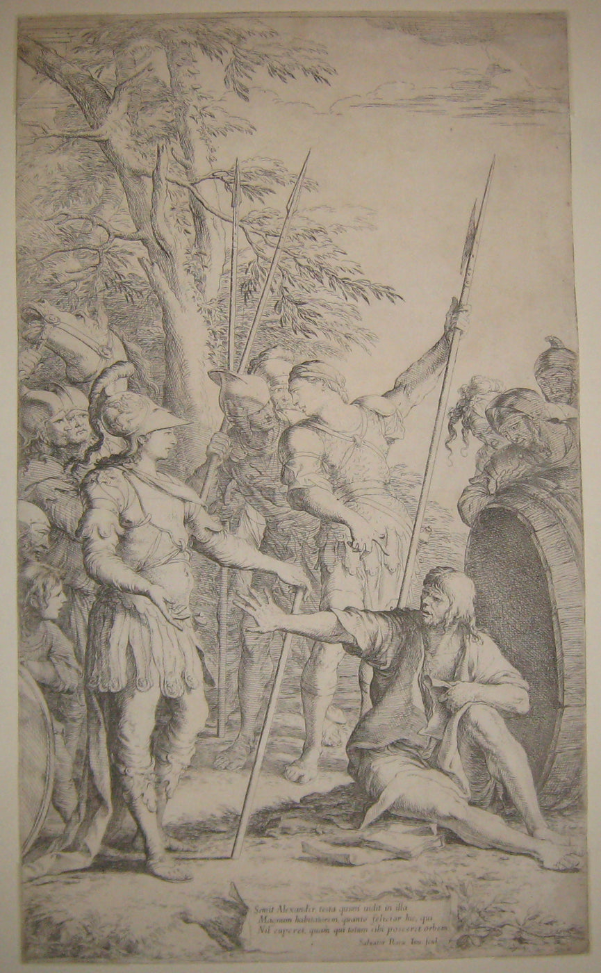 Diogène et Alexandre. 1661-