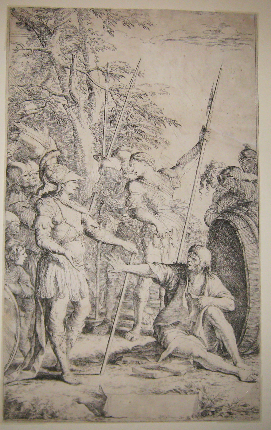 Diogène et Alexandre. 1661-