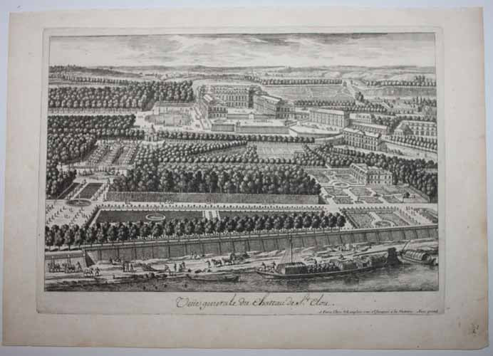 Vue générale du Château de St Cloud.