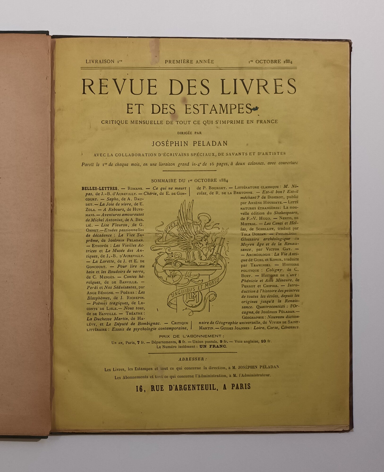 Revue des livres et des estampes. 1884-1885