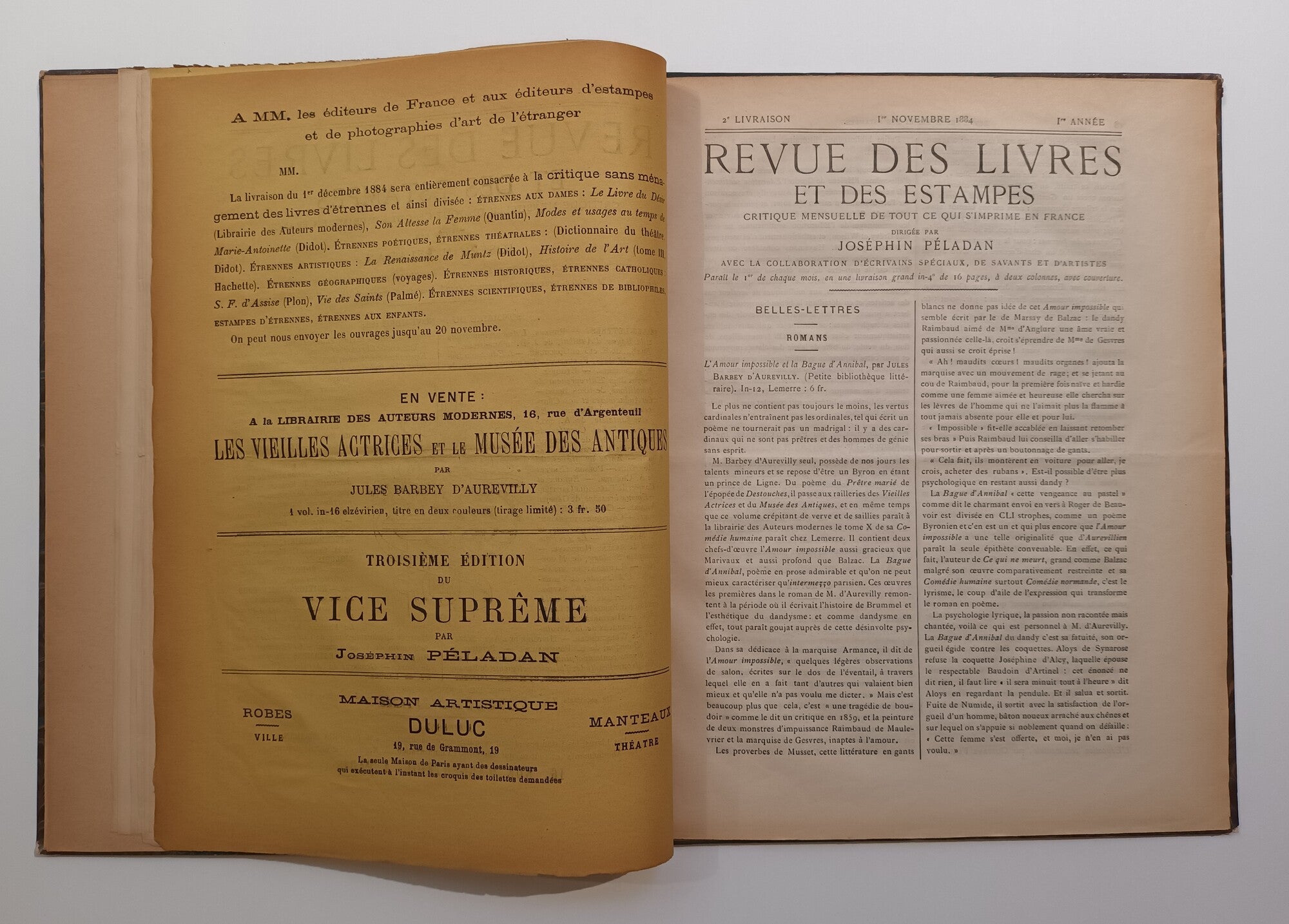 Revue des livres et des estampes. 1884-1885