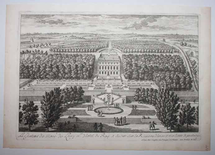 Le Château de Mons. De Lhery Maître d'hôtel du Roy à Auvers sur la rivière d'Oise à une lieue de Pontoise.