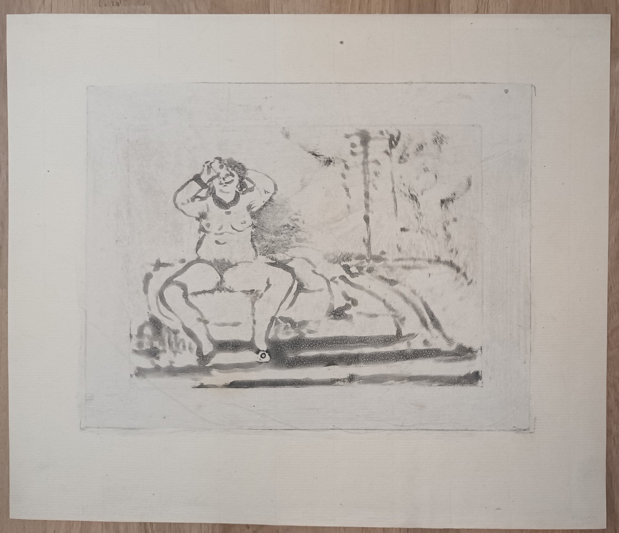 Indiscrétion. Vers 1878-1879.