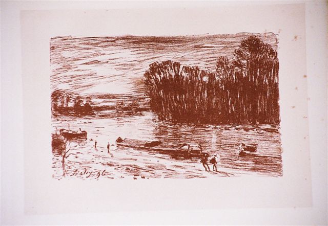 Bords du Loing, près Saint-Mammès.