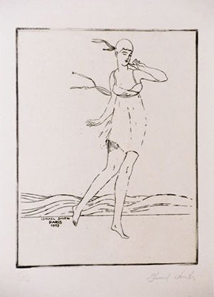 Jeune femme à la mer. 1913.