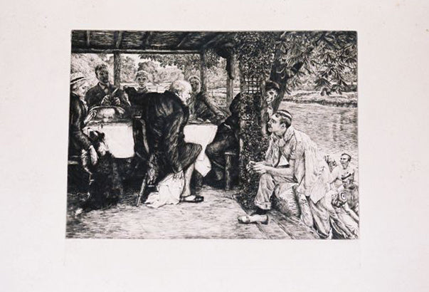 Histoire de l'Enfant Prodigue. 1881. Le Départ, En Pays étranger, Le Retour et Le Veau gras. H335(500)xL450(620).