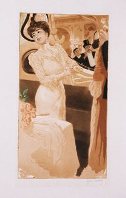 La Sortie du restaurant.