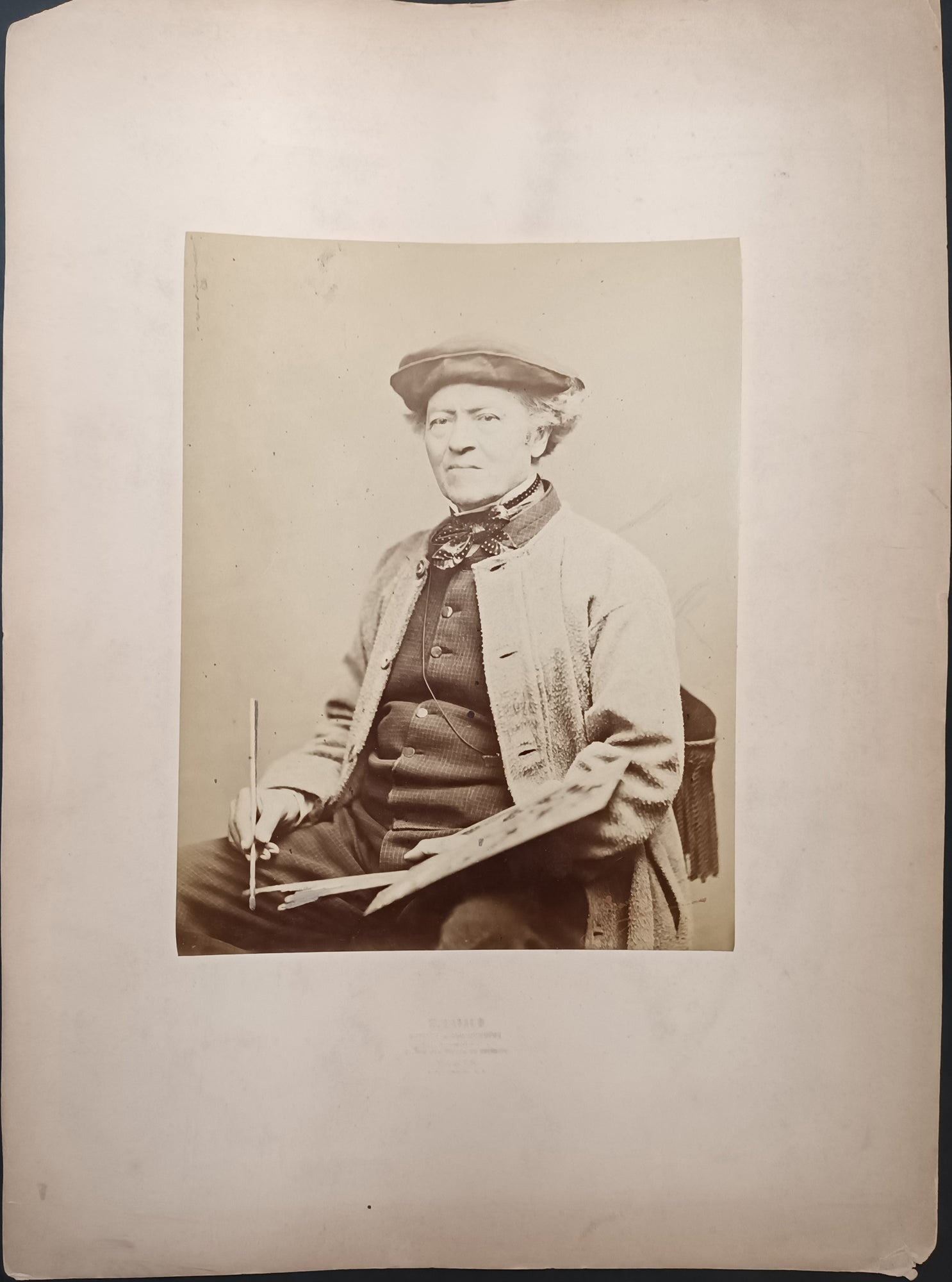 Portrait de Camille Corot (1797 † 1875). Vers 1865.