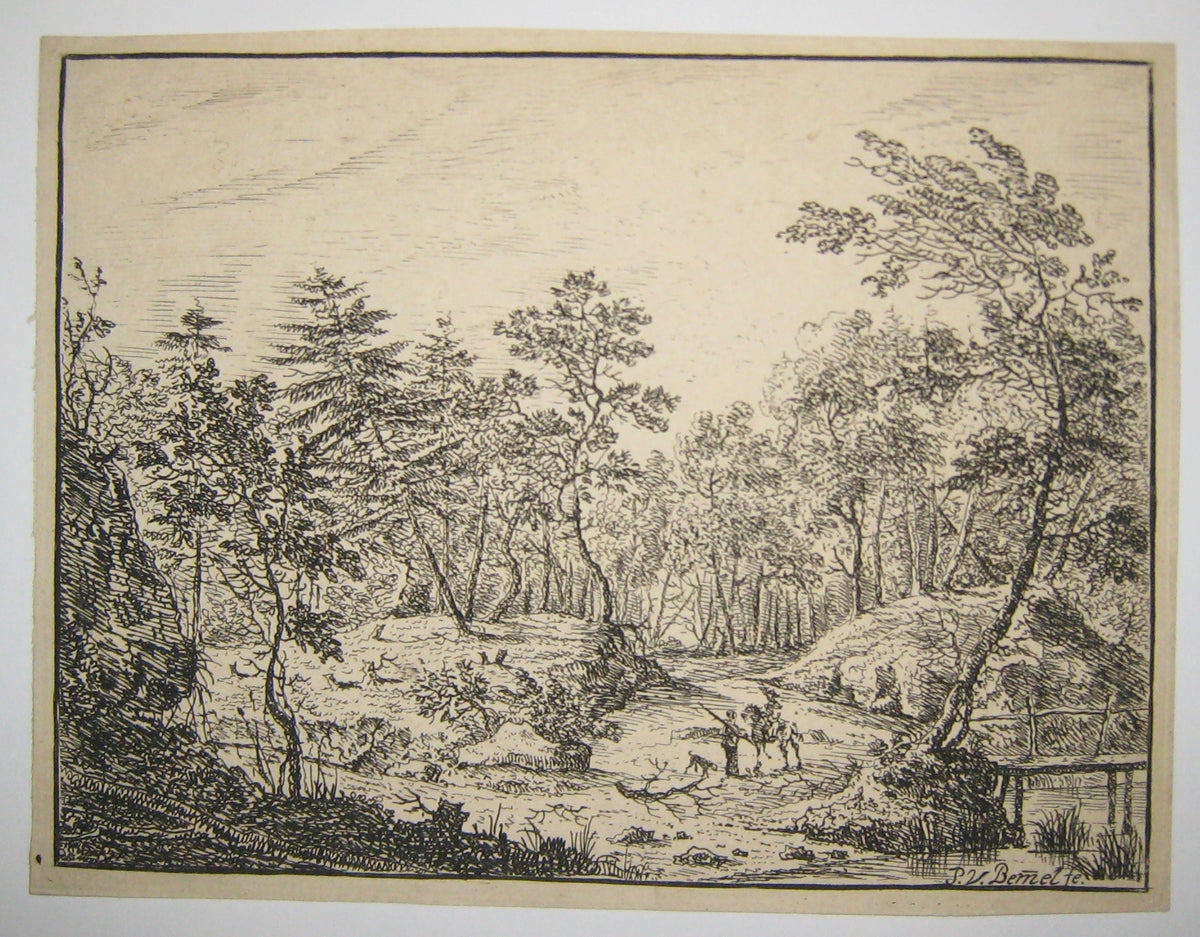 Paysage, Le Pont de bois.