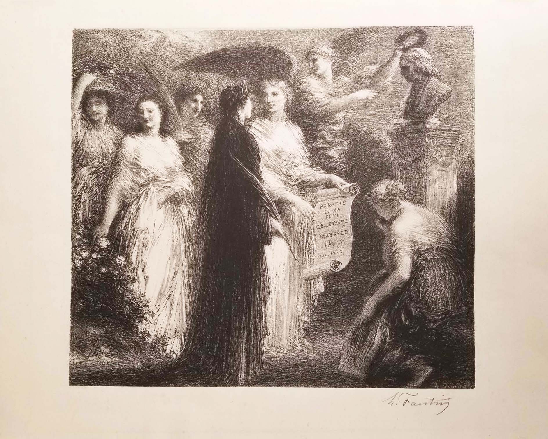A Robert Schumann (2ème planche). 1893.