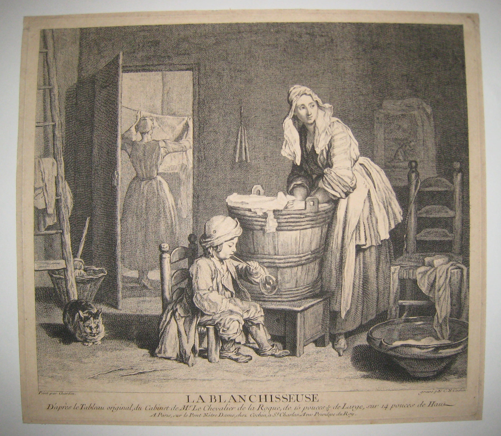 La blanchisseuse.