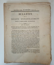 Charger l'image dans la galerie, Bulletin de la société d’encouragement pour l’industrie nationale.1831.