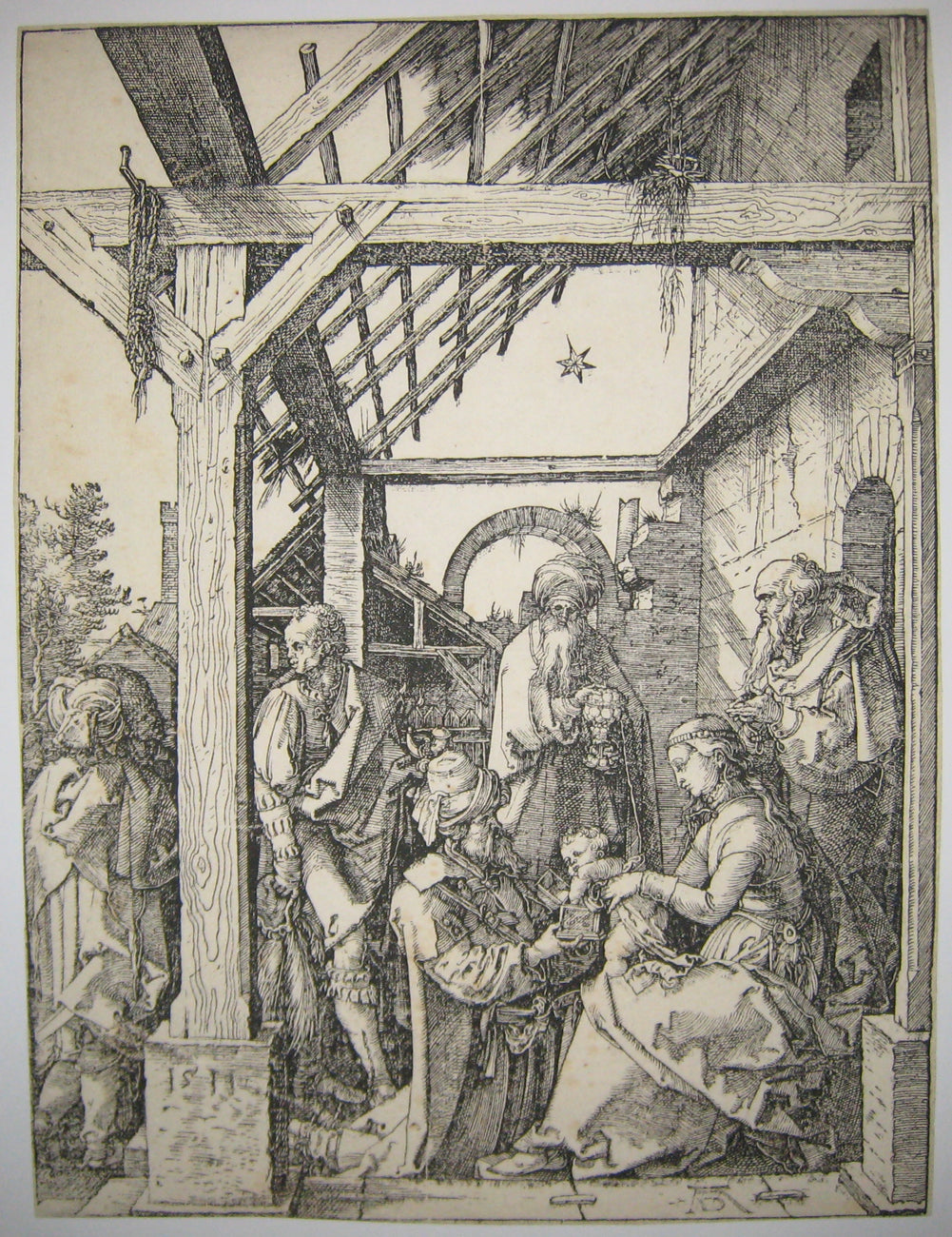 L'Adoration des mages.