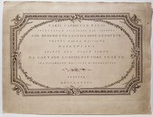 Charger l'image dans la galerie, Varrii Capricci, e Paesi, 1786