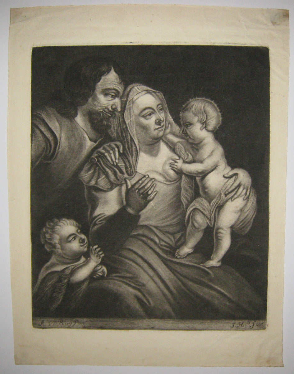 La Sainte Famille et St Jean-Baptiste.