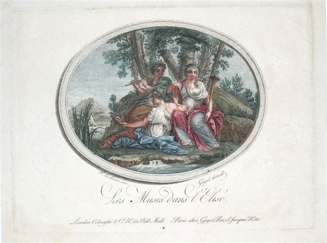 Les Muses dans l'Elisé.
