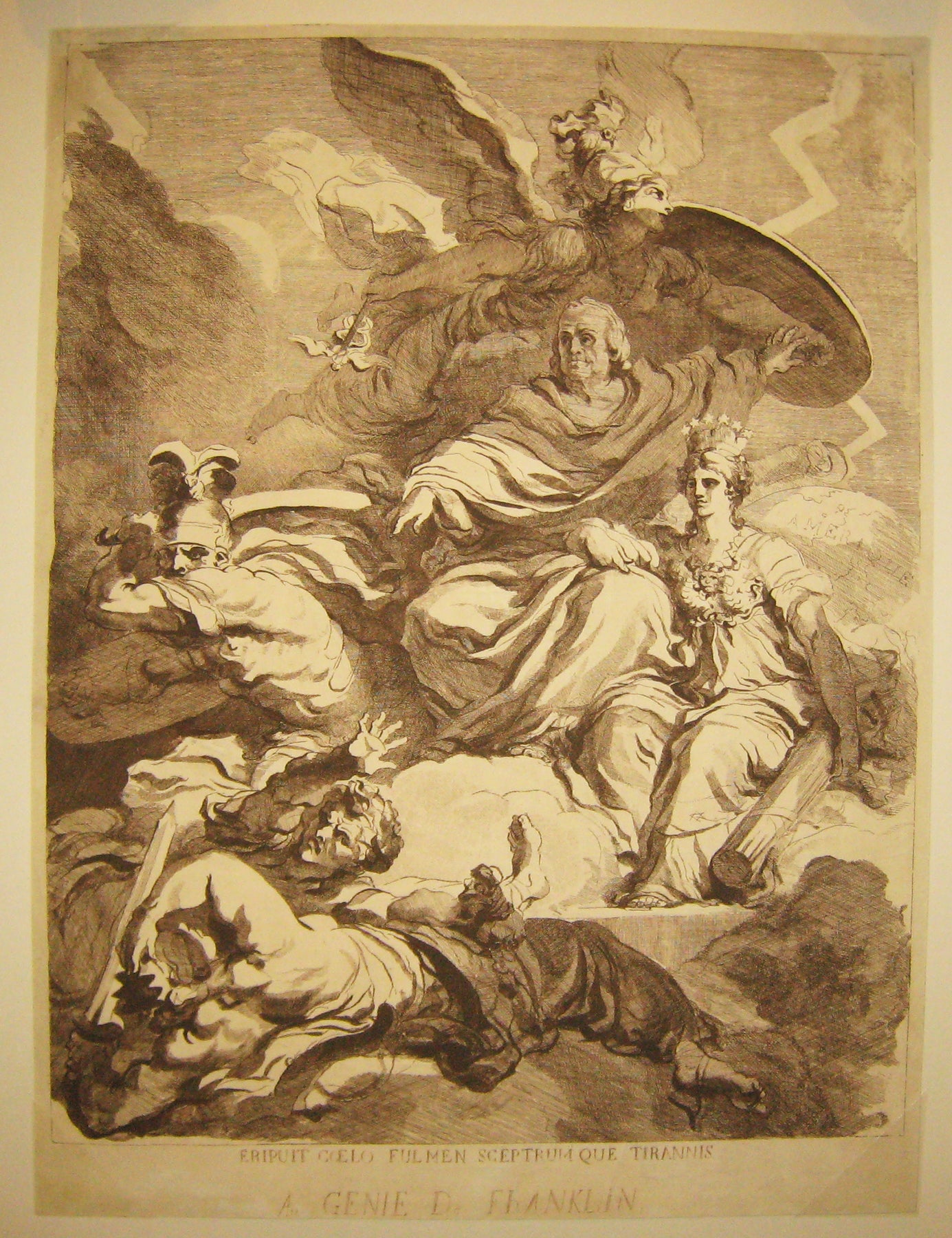 Au génie de Franklin.