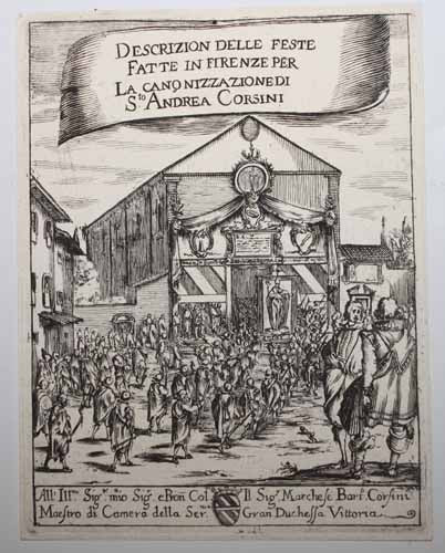 Frontispice de la suite de 20 planches: