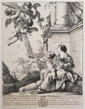 Charger l'image dans la galerie, La Vierge avec des anges qui présentent la Croix à l'Enfant.  1639.