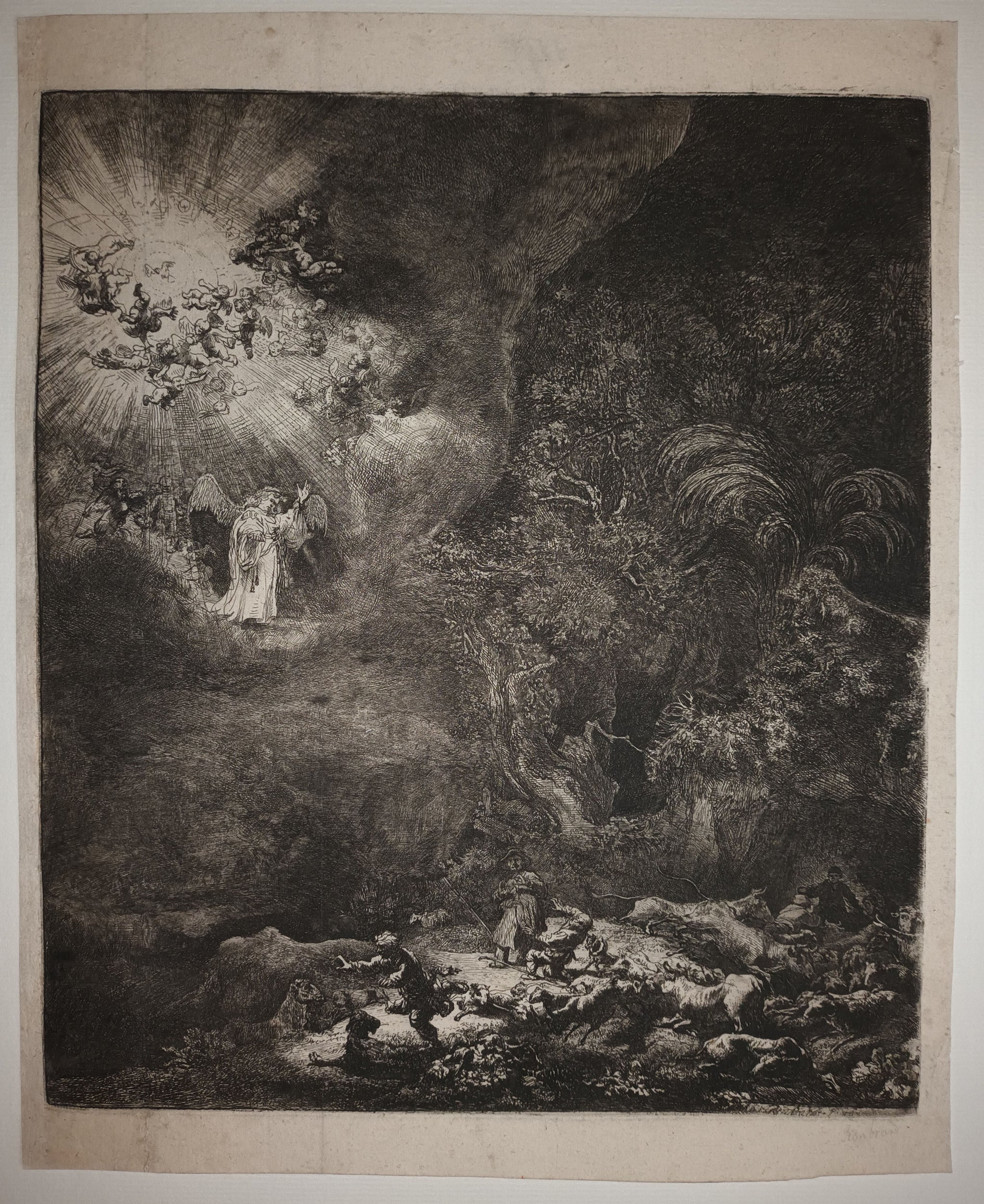 L’Annonciation aux bergers. 1634.