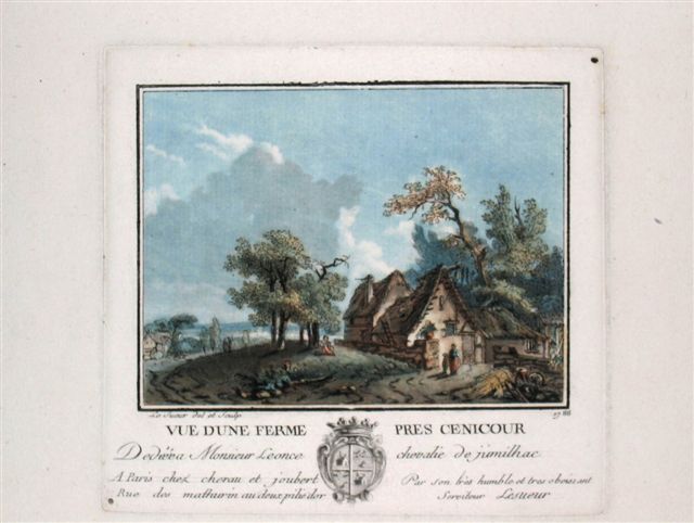 Vue d'une Ferme près Cenicour.