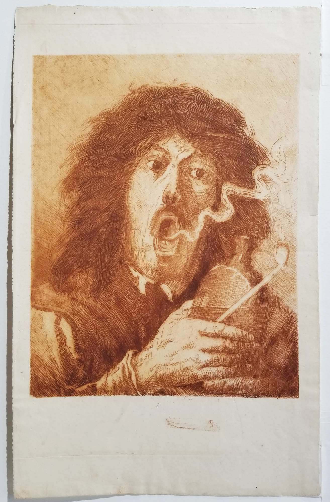 Le Fumeur. Avant 1880.