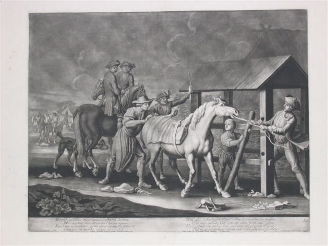 Scène avec un Cheval.