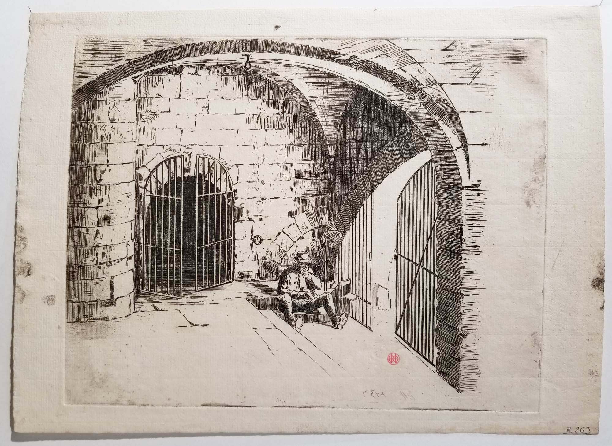 Souterrains de l'ancien Hôtel Dieu ou Cagnards, hôtel Dieu. Avant 1888.