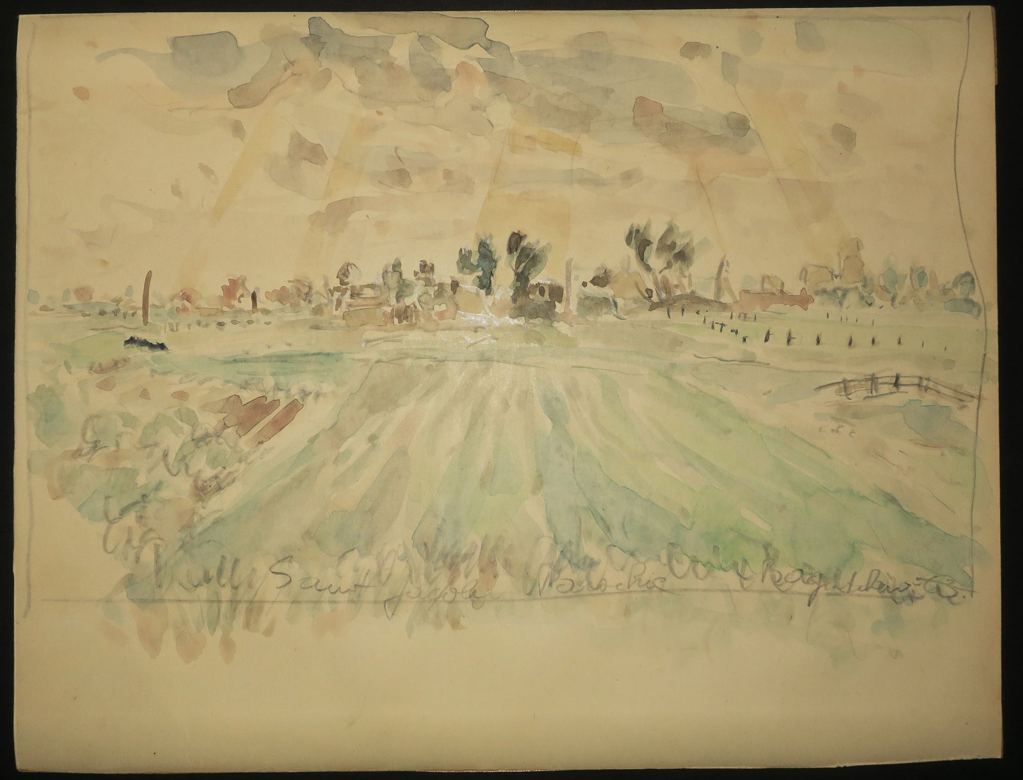 12 croquis de Frise. 1964.