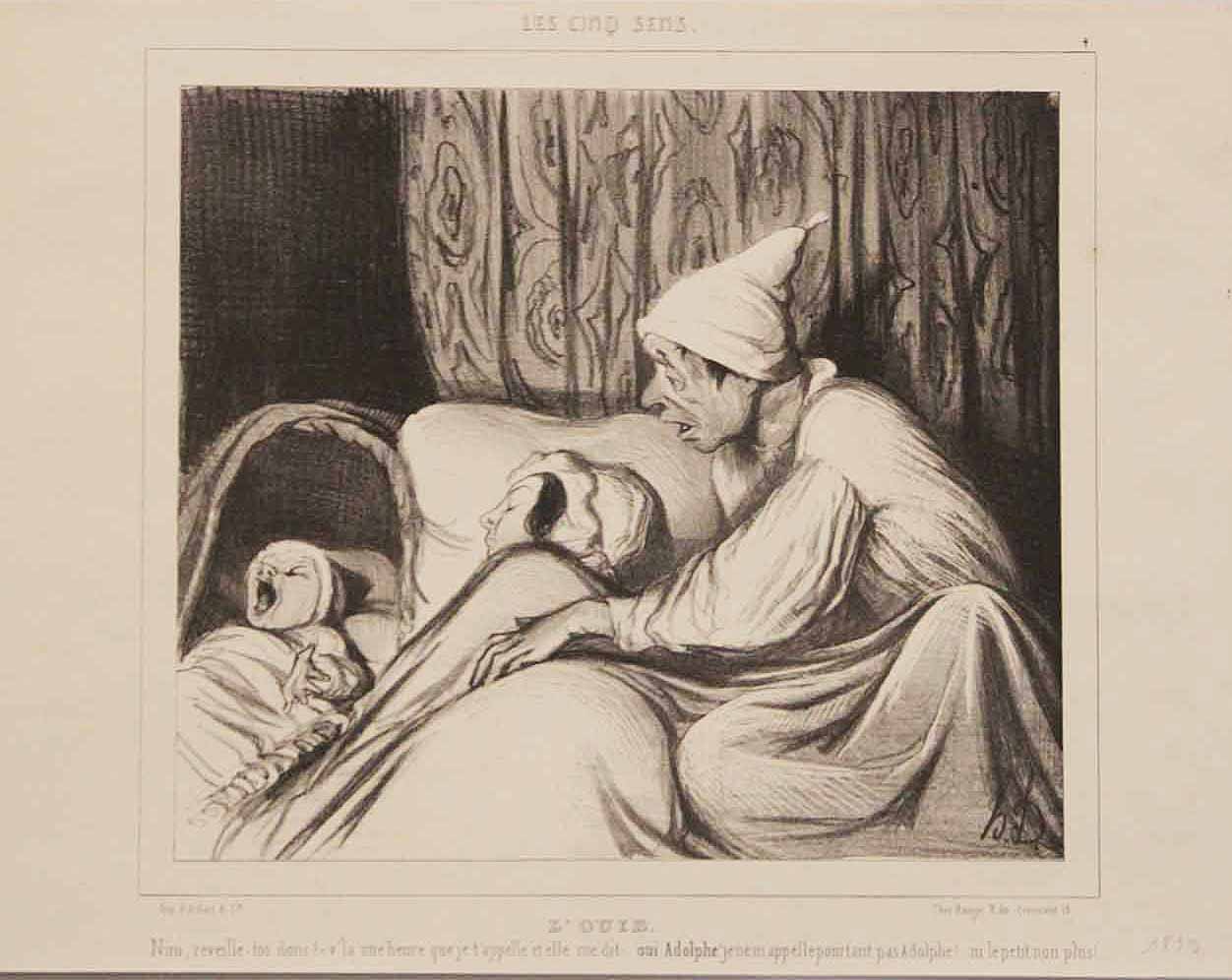 Les Cinq Sens.  1839.