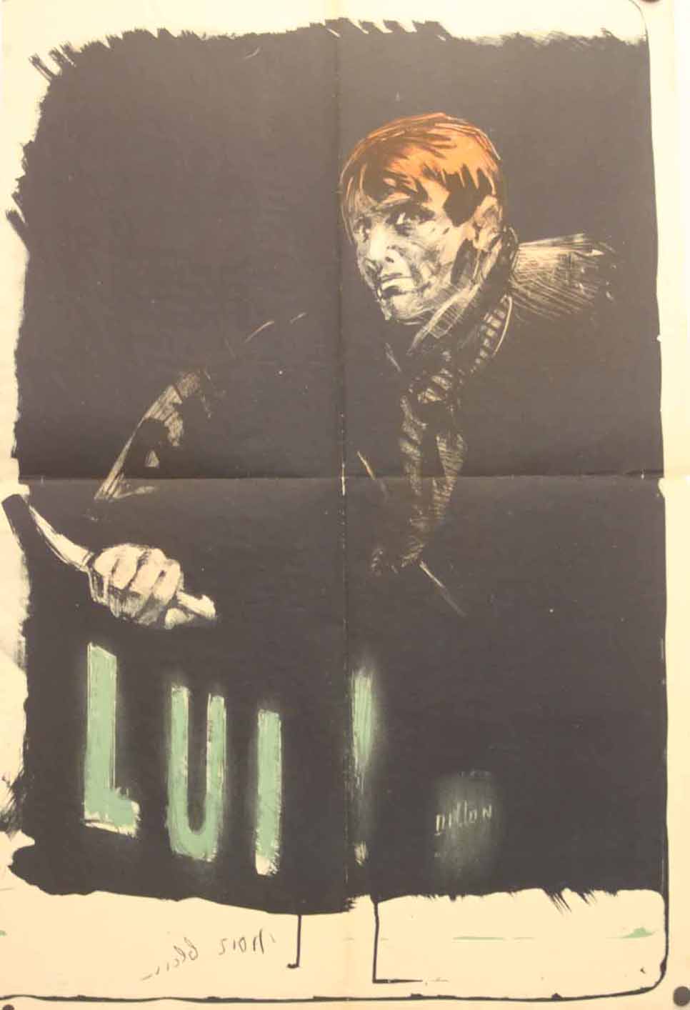 Affiche: Lui! Eldorado. Tous les soirs. D'Oscar Méténier. 1898.