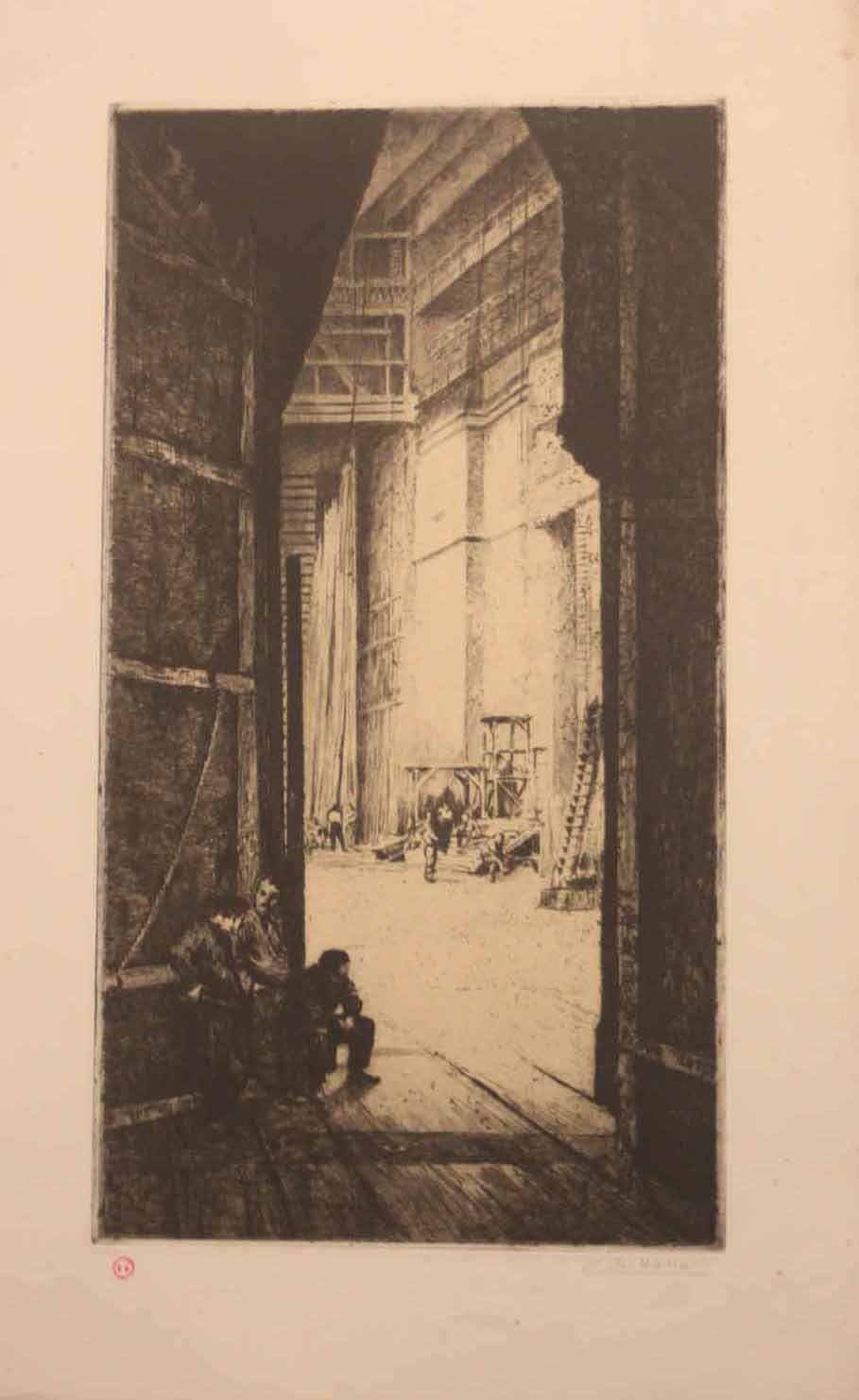 Les Coulisses de l'Opéra.  1911.