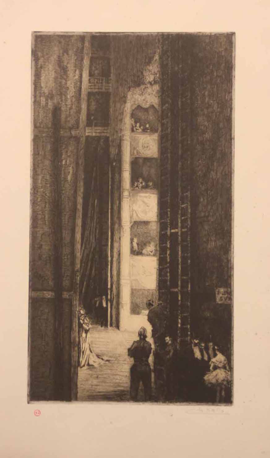 Les Coulisses de l'Opéra.  1911.