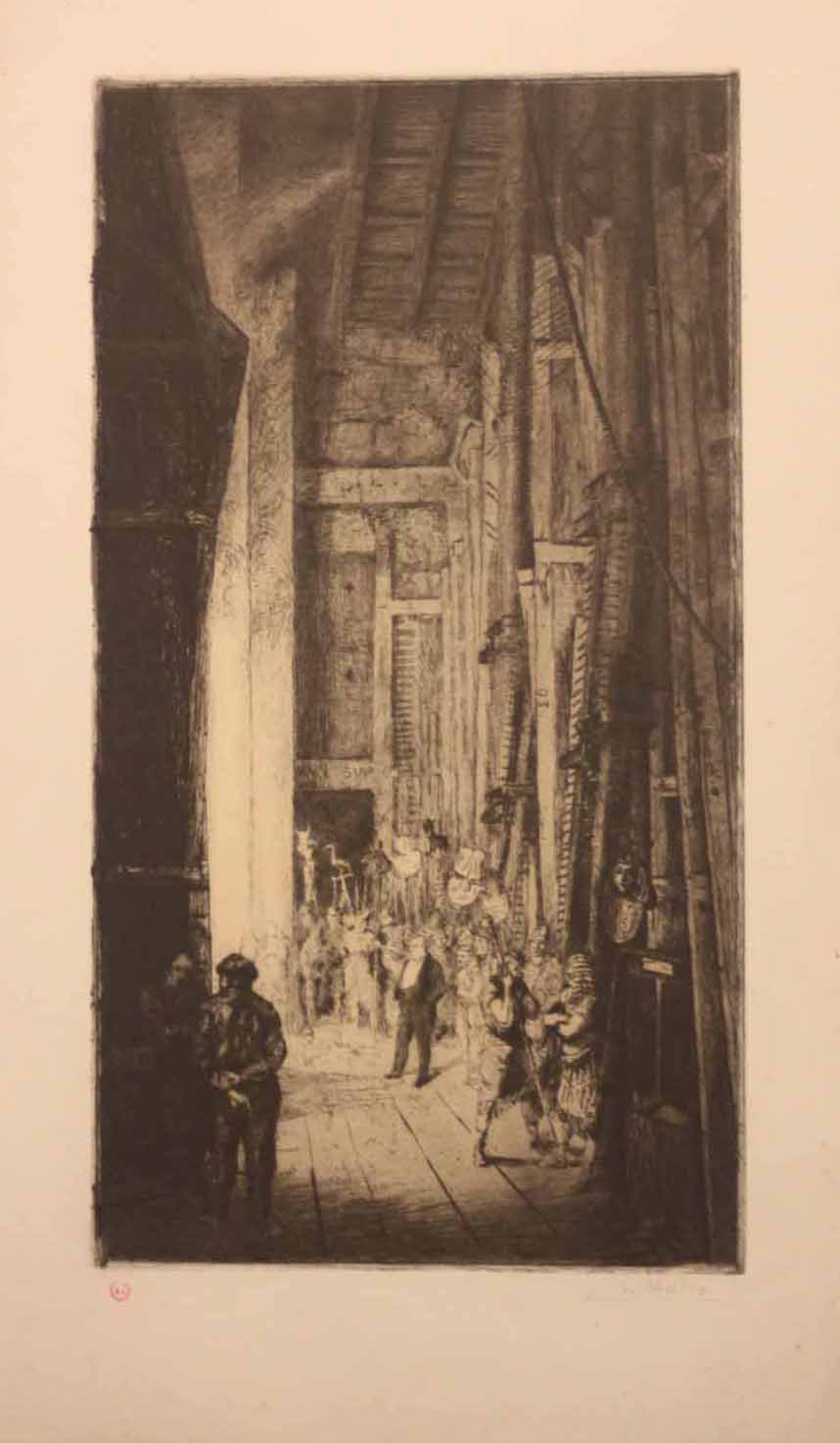 Les Coulisses de l'Opéra.  1911.