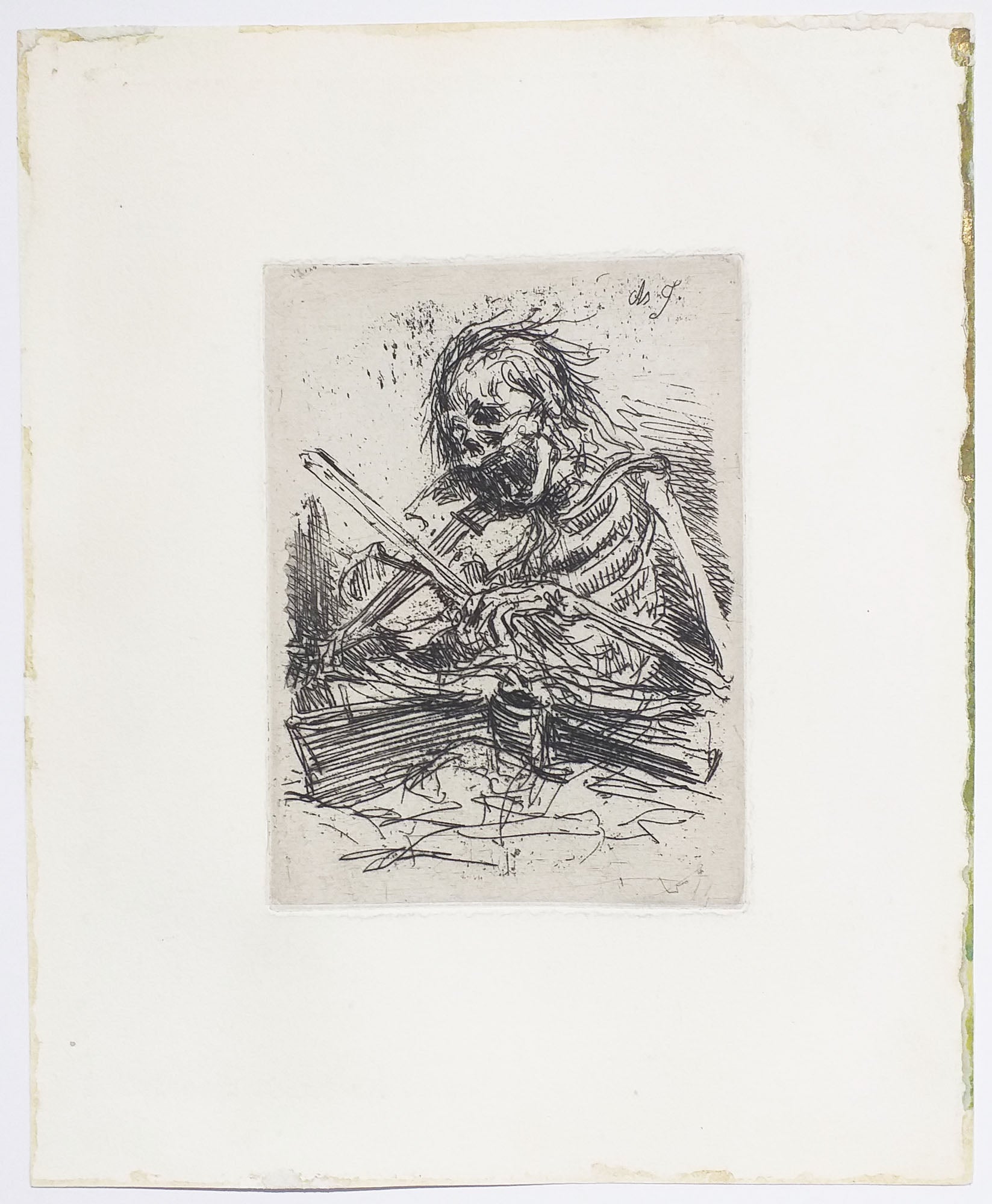 La Mort jouant du violon. 1846.