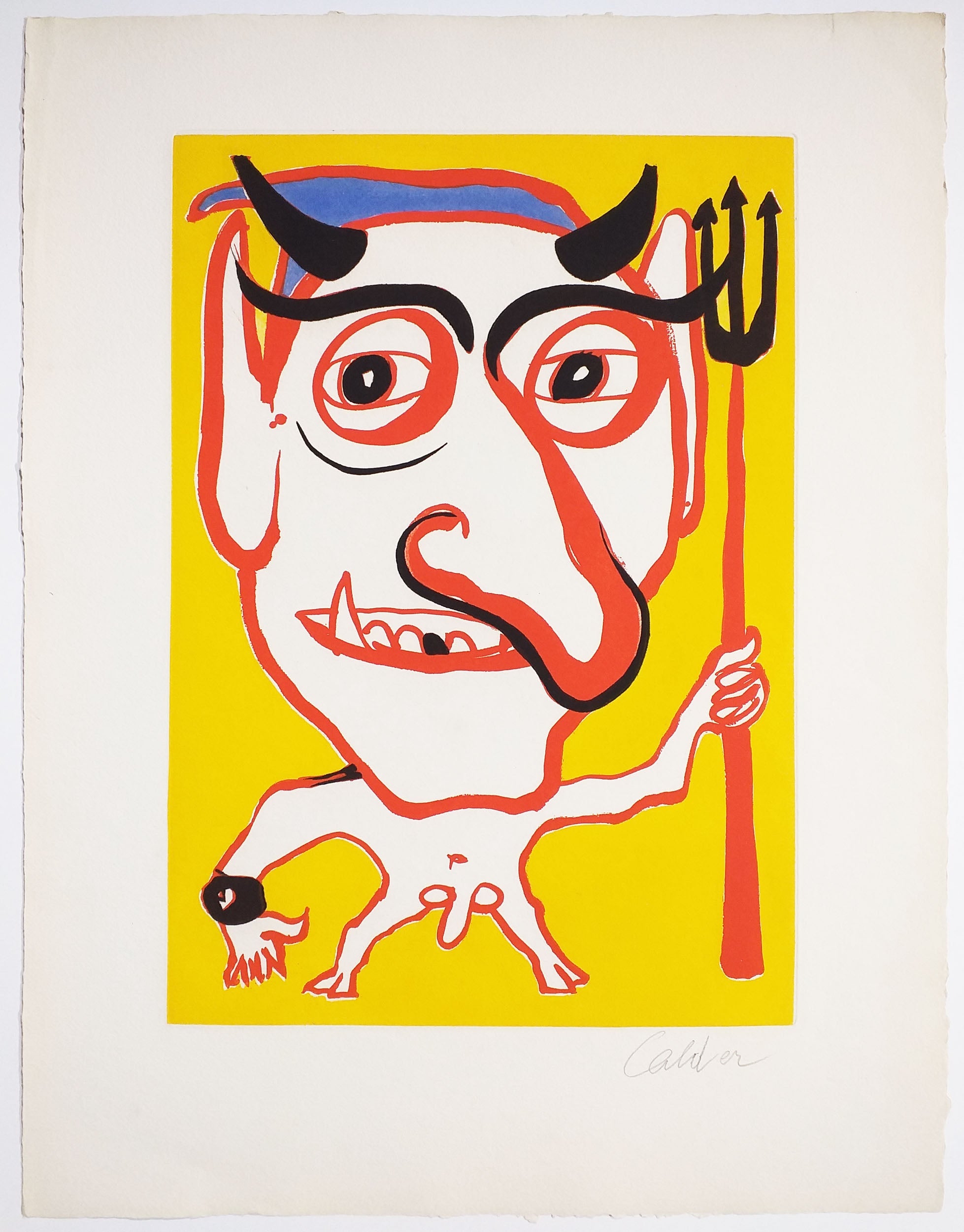 Le Diable (Portrait de Constantin Tacou). c.1974.
