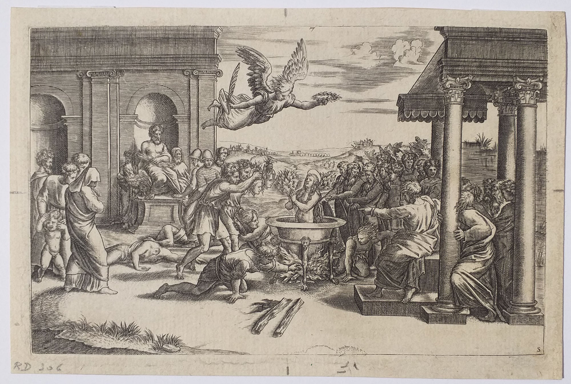 Le martyre de sainte Félicité, d’après Raphaël.