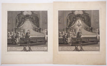 Charger l'image dans la galerie, Le Concert Méchanique, inventé par R. Richard, exposé à la Bibliothèque du Roi. Dédié à Monseigneur le Comte de Saint Florentin, Ministre et Secrétaire d'Etat Commandeur, Chancelier et Surintendant des Ordres du Roi.  1769.