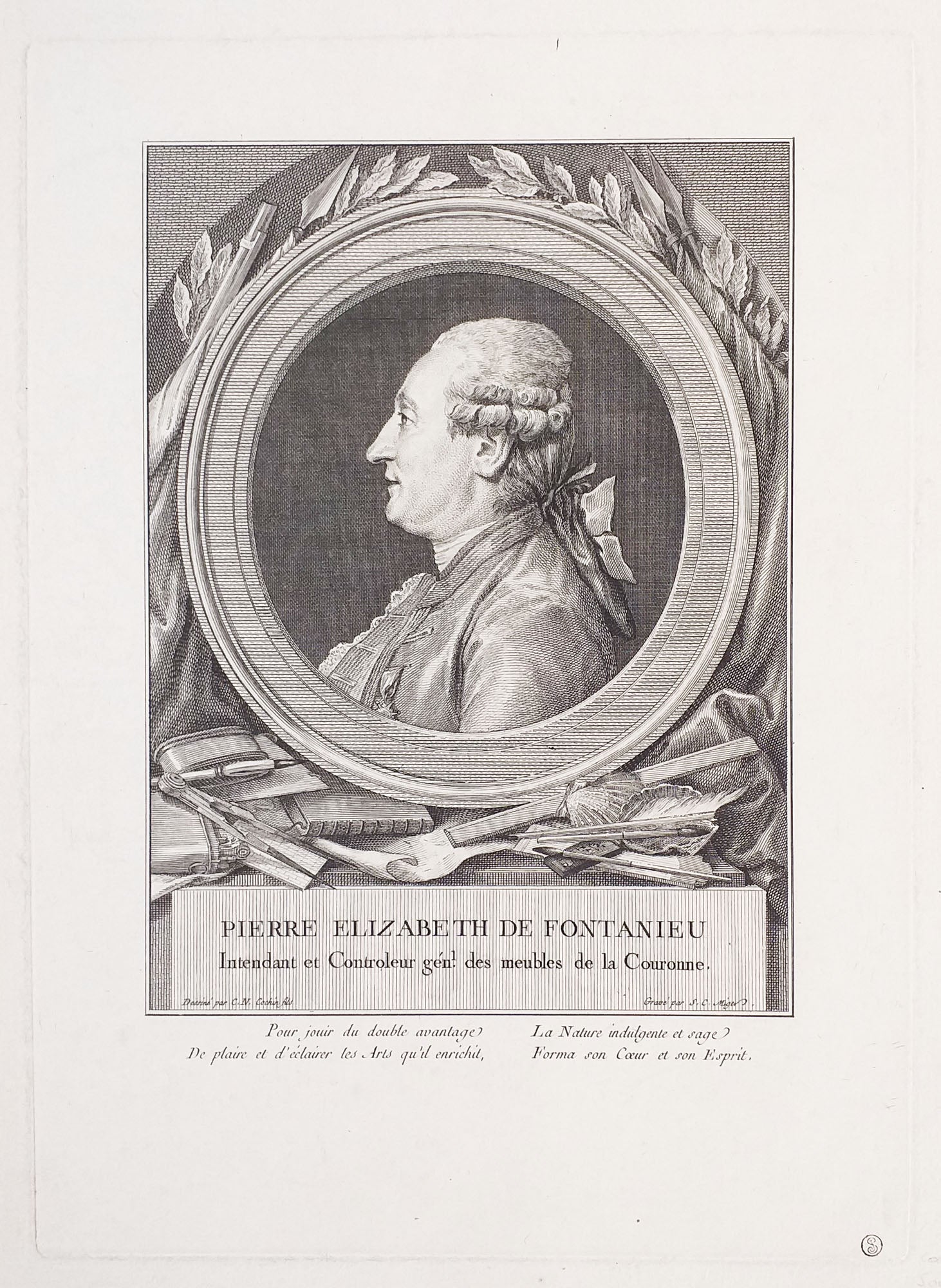 Portrait de Pierre Elizabeth de Fontanieu (1730†1784), Intendant et Contrôleur général des meubles de la Couronne. c.1779.